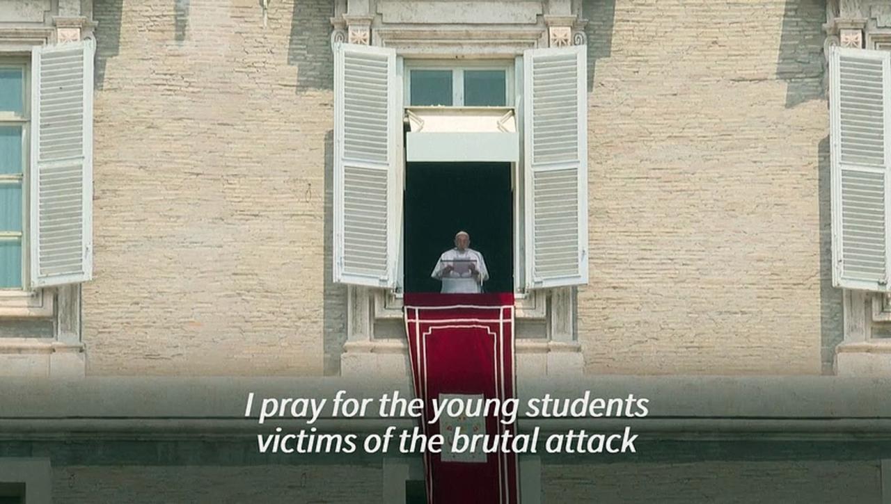 Pope condemns 'brutal attack' on Uganda school that killed 41